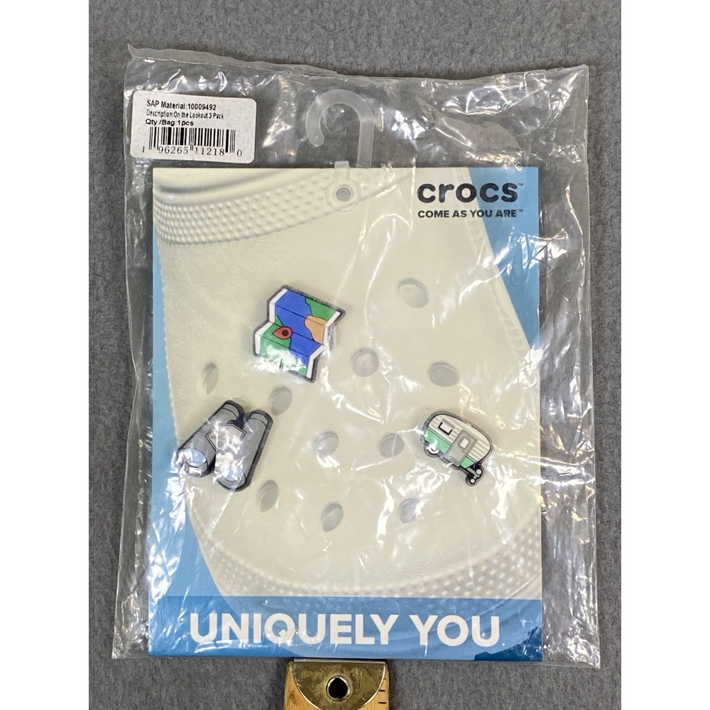 Crocs Jibbitz Charms "On The Go" 3 Pack Camper Theme New!In Package!